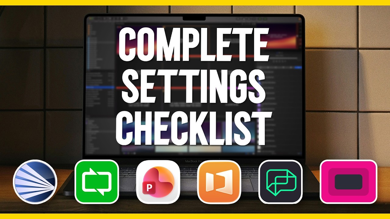 The PERFECT Settings for Your Presentation Computer in 2026  (ProPresenter, Powerpoint, etc.)