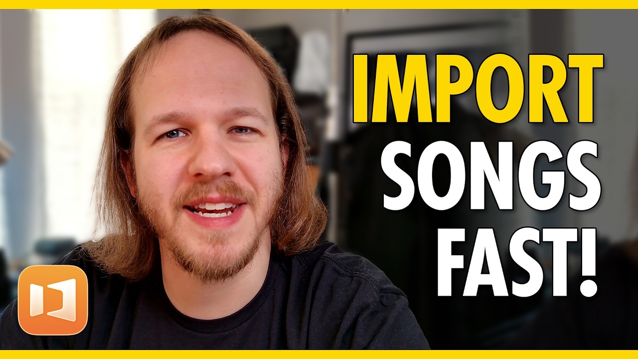 How to Import Songs into ProPresenter (The Fast Way!)